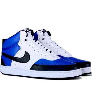 ISO - Nike Court Vision Mid Blue Sneaker, 8.5 DO NOT PURCHASE